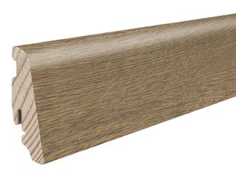 Stecksockelleiste 19x58mm 2,2m Disano Eiche Whistler natur Nässeschutz