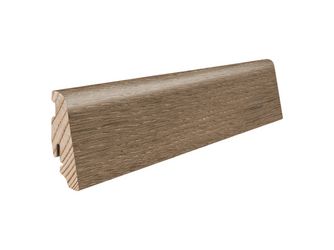 Stecksockelleiste 19x58mm 2,2m Eiche Victoria samtbraun Nässeschu.