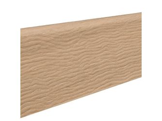 Stecksockelleiste 19x58mm 2,2m Eiche puroweiß str. furniert matt