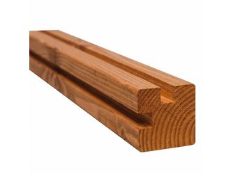 Steckzaun Holstein -L- Eckpfosten Douglasie KD+ braun