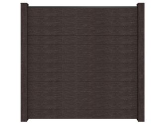 Sichtschutzzaun BPC monoextrudiert Anthrazit "Tudo"