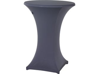 Stehtisch-Husse anthrazit Design anthrazit, 92% Polyester/8% Elasthan