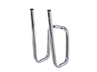 Stiefelhalter, galv. blau verzinkt, Ø12mm, BxHxT 90x120x60mm, Höhe Halter: 200mm