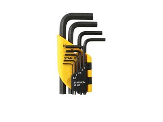 Stiftschluessel-Set 9-tlg kurz 7,5x1,5x13,5cm