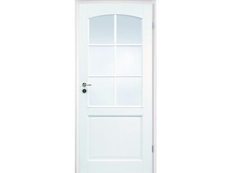 Zimmertür Lack Weiß ähnlich RAL 9010 LA-6G/9G MDF "Anne"