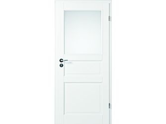 Zimmertür Lack Weiß ähnlich RAL 9010 1/3 LA-1G MDF "Kirsten"