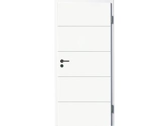 Zimmertür Weißlack ähnlich RAL 9016 Luana 1 Röhrenspan ohne Bodendichtung "Luana"
