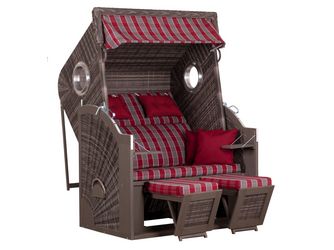 Strandkorb PURE® Cliff XL SUN PE st. grey Design 472