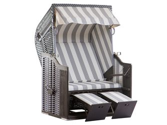 Strandkorb Profi Ostsee Poel PVC grey Design 989