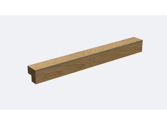 Stufenprofil 1E Alu RG für Parkett, 1x eingeschlagen, mit Alukeder Stufenprofil 1E Alu RG für Parkett, 1x eingeschlagen, mit Alukeder