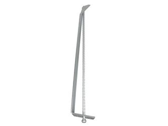 Sturmanker, mit Erddorn, feuerverzinkt, Material 40x5mm, Gesamtlänge 637mm Sturmanker, mit Erddorn, feuerverzinkt, Material 40x5mm, Gesamtlänge 637mm
