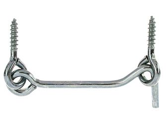 Sturmhaken, m.Öse, disp., z.Einschrauben, Haken 80xØ4mm, Karte à 1 St. Sturmhaken, m.Öse, disp., z.Einschrauben, Haken 80xØ4mm, Karte à 1 St.
