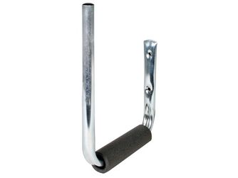 Surfbretthalter, galv. blau verzinkt, Ø18mm, HxT 180x200mm