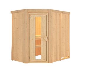 Systemsauna Carin mit isolierter Holztür 1510x1960x1980mm