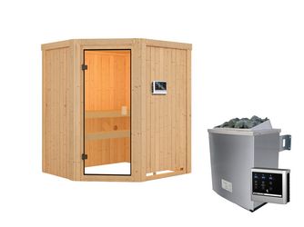 Systemsauna Faurin SET mit Ofen 4,5 kW ext. Strg. Easy 1700x1510x1980mm Systemsauna Faurin SET mit Ofen 4,5 kW ext. Strg. Easy 1700x1510x1980mm