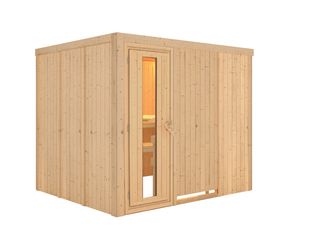 Systemsauna Gobin mit isolierter Holztür 2310x1960x1980mm