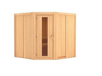 Systemsauna Jarin mit isolierter Holztür 1960x1960x1980mm