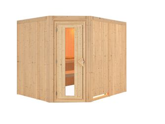 Systemsauna Malin mit isolierter Holztür 2310x1960x1980mm