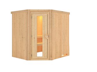 Systemsauna Siirin mit isolierter Holztür 1960x1700x1980mm