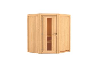 Systemsauna Tonja mit isolierter Holztür 1700x1510x1980mm
