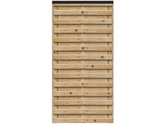 Sichtschutzzaun Lärche Natur "Toledo"