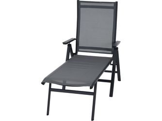 TAURO Klappliege, matt anthrazit Gest. Alu matt anthrazit, Bezüge aus Ranotex® Gewebe