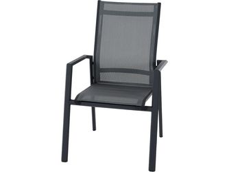 TAURO Stapelsessel, matt anthrazit Gest. Alu matt anthrazit