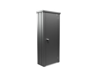 TERRASSENSCHRANK Julia Gr. S high dunkelgrau- metallic 777x409x1809mm