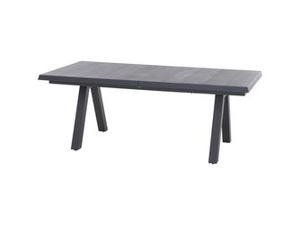TIRANA Ausziehtisch 200/260cm anthrazit/wood-grey