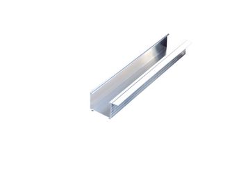 TJ90 Alu-Regenrinne 5100mm pressblank