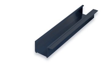 TJ90 Alu-Regenrinne anthrazit 5100mm (RAL 7016)