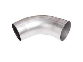 TJ90 Alu-Rohrbogen 72° preßblank