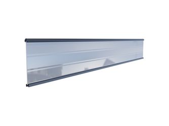 TJÖRN-Serie WPC-Steckzaunsystem Glasfüllung 6x206x1793mm anthr.