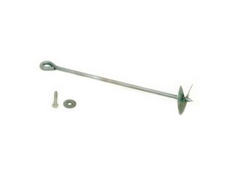 TOM Erdanker mit Scheibe und Schraube lose Ankerlänge 80cm feuerverzinkt