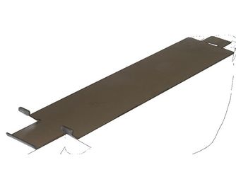 TUKON-Edelstahlhalter Boden für seitliche Verblendung, Packung mit 5 Stück