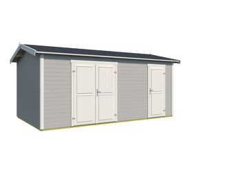 Tuvalu XL Blockbohlenhaus 28mm