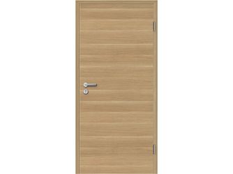 Schallschutztür CPL Eiche natur Q Vollspan KK2 SSK1 mit Bodendichtung "Verso"
