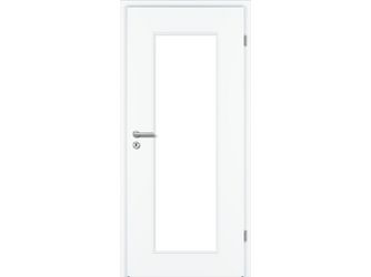 Zimmertür CPL Weißlack RAL 9016 LA1 Röhrenspan