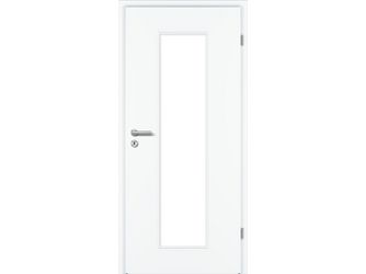 Zimmertür CPL Weißlack RAL 9016 LA3 Röhrenspan