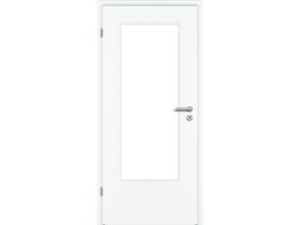 Zimmertür CPL Weißlack RAL 9016 DIN-LA Röhrenspan