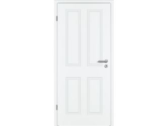 Zimmertür Weißlack Exklusiv RAL 9010 CK4 Röhrenspan "Classic"