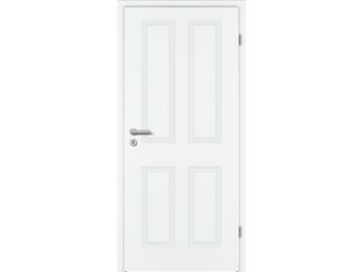 Zimmertür Weißlack Exklusiv RAL 9010 CK4 Röhrenspan "Classic"