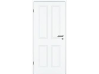 Zimmertür Weißlack Exklusiv RAL 9016 CK4 Röhrenspan "Classic"