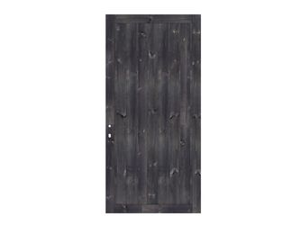 Holz-Haustür Kiefer grau "FORSDAL"