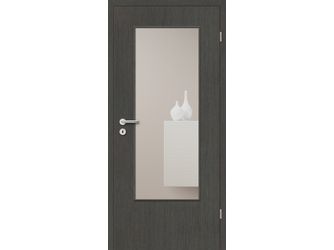 Zimmertür CPL Struktura anthrazit A LA G3 Röhrenspan KK1 "Mero"