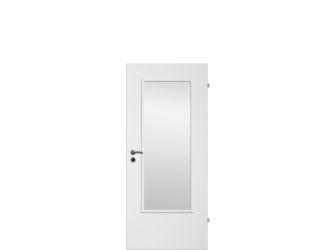 Zimmertür CPL 1529 CPL-Esche weiß deckend Vollspan "Modell LA1 Typ V" Zimmertür CPL 1529 CPL-Esche weiß deckend Vollspan "Modell LA1 Typ V"