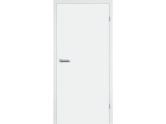 Tür Piana CPL Premiumweiss ohne Schlüssellochbohrung, Röhrenspan, R3 Rundkante, 735x1985mm, DIN R