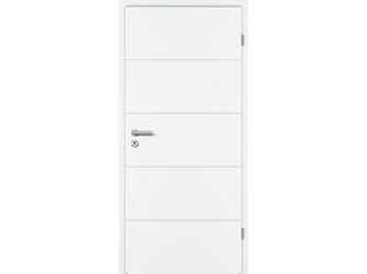 Zimmertür Weißlack Exklusiv RAL 9010 251 Röhrenspan "Royal"