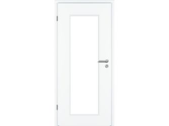 Zimmertür Weißlack RAL 9016 LA1 Röhrenspan