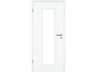 Zimmertür Weißlack RAL 9016 LA3 Röhrenspan